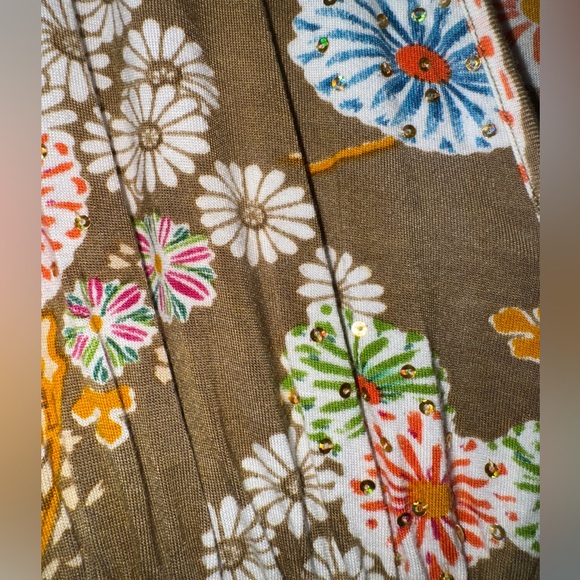 🌻 NWT! Chaudry KC Boho Sequin Mini Dress - Picture 4 of 13